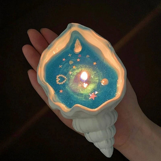 Sea Shell Aromatherapy Candle Creative Starfish Shell Scented Candle Sea Shell Candle Handmade Sea Shell Whirlpool Candles