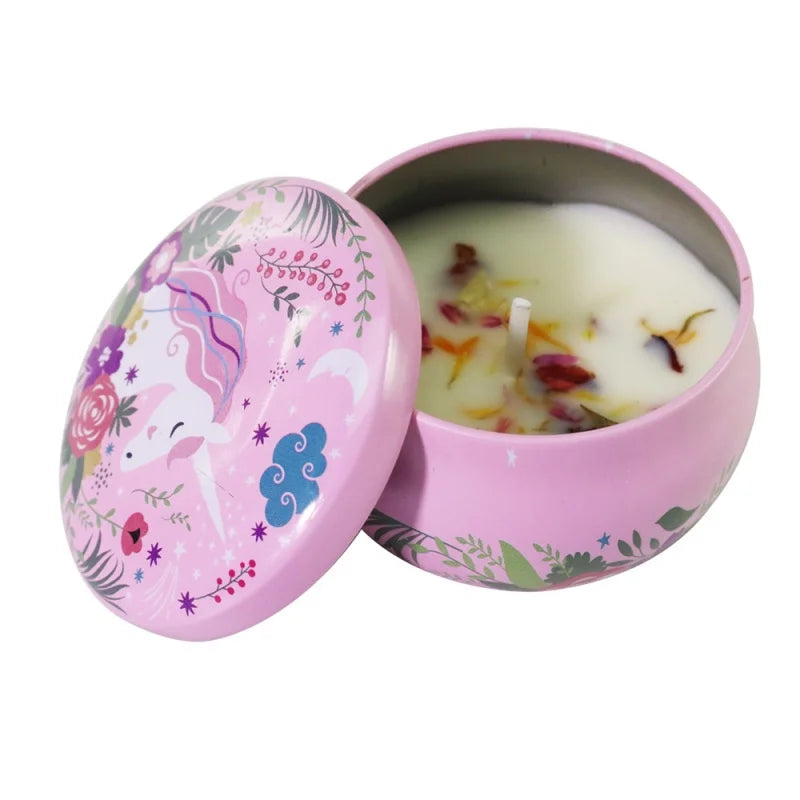 Handmade DIY Aromatherapy Candles Home Bedroom Aromatherapy Air Freshness Ornament Plant Aromatherapy Candles