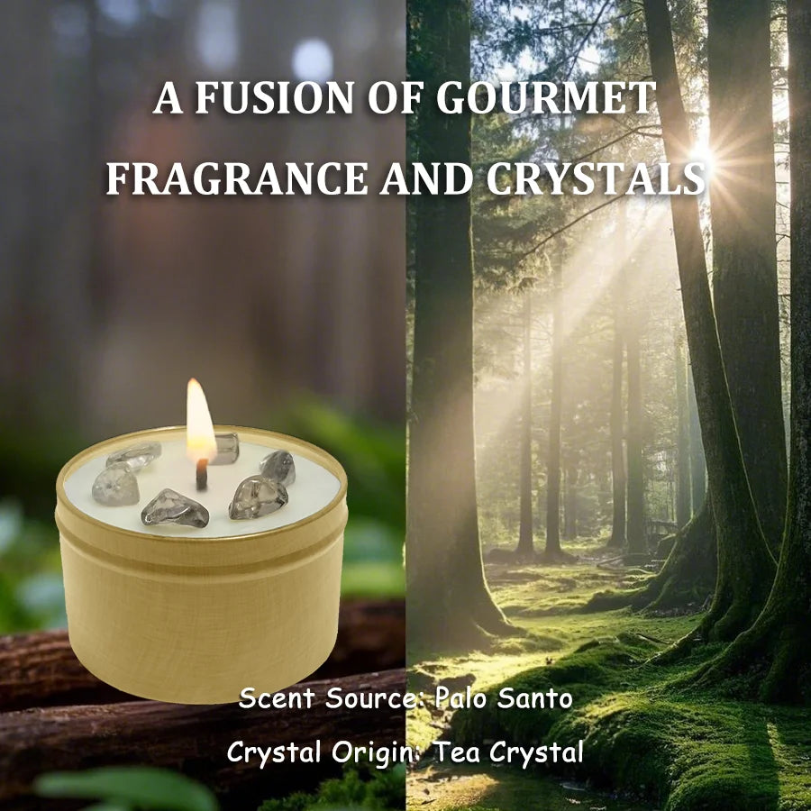 Scented Candles – 3oz Crystal Ritual Scented Candle with Soy Wax, Suitable Daily Use, Holiday Gifts, Use Halloween Home Decor